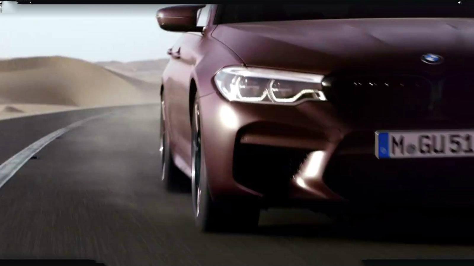 Νέο teaser βίντεο λίγο πριν την παρουσίαση της νέας BMW M5