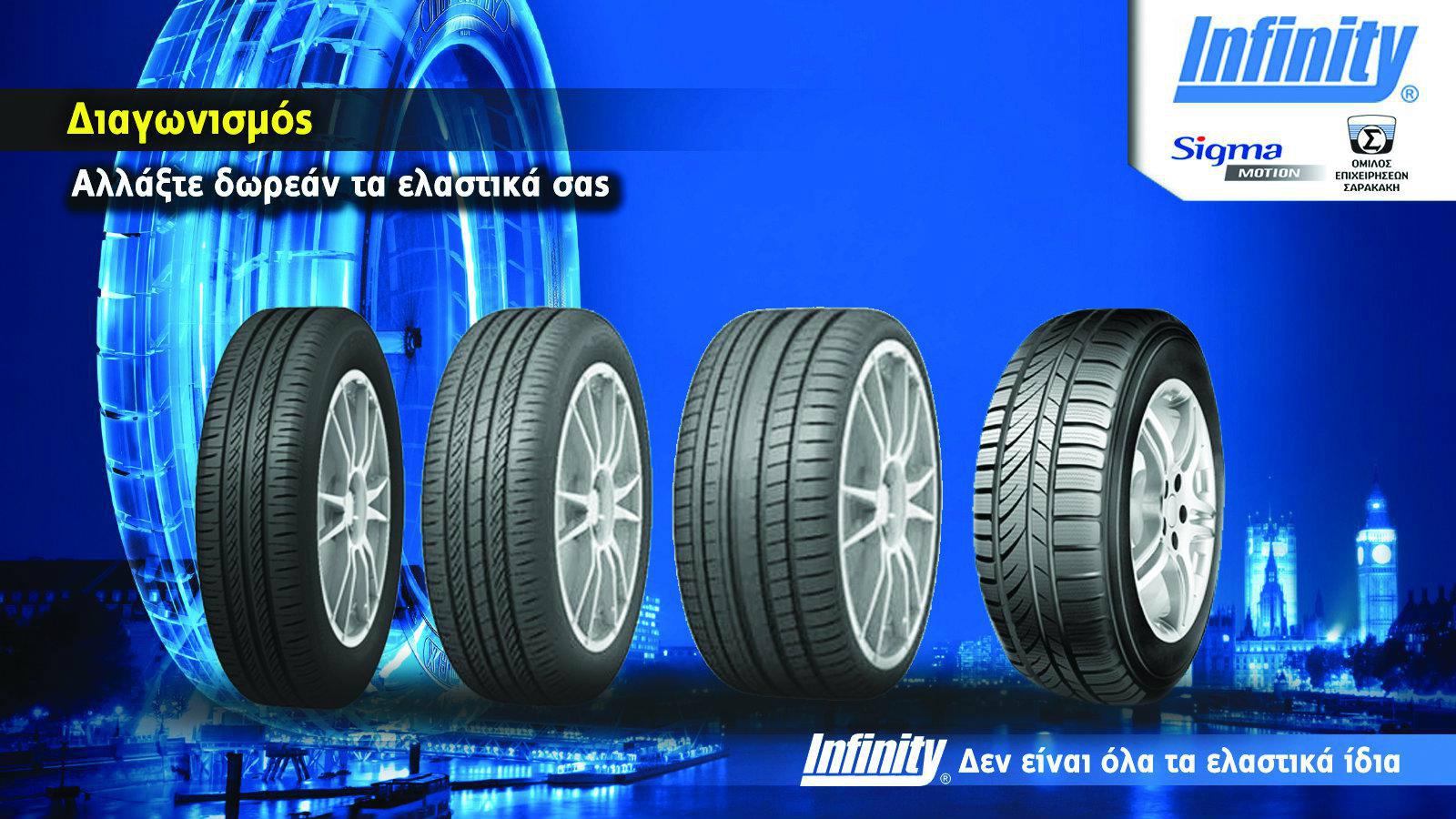 Έχουμε τον νικητή για τα ελαστικά Infinity