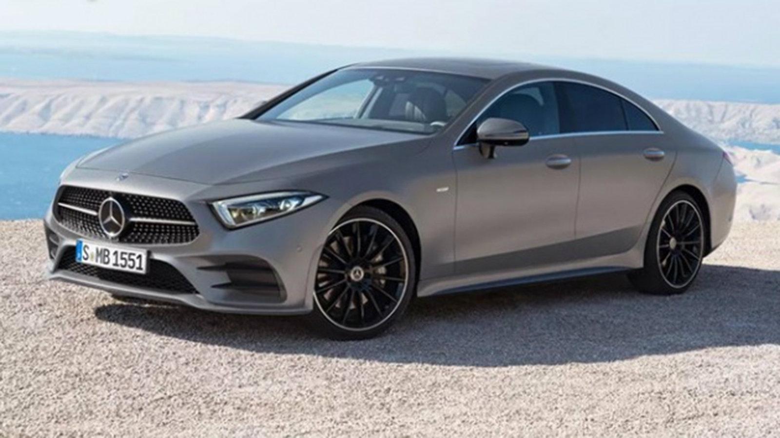 Η νέα CLS υιοθετεί ένα coupe σεντάν αμάξωμα με έντονα κεκλιμένη οροφή.