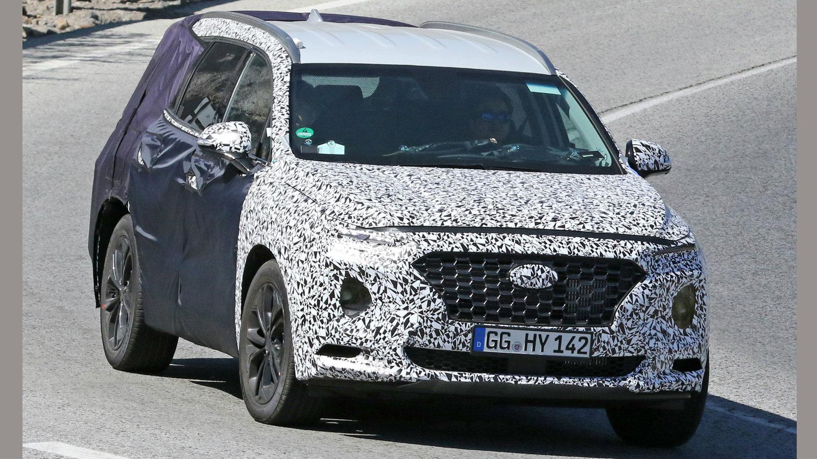 Δοκιμές στο δρόμο για το νέο Hyundai Santa Fe