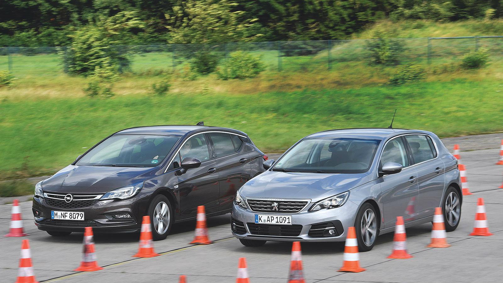 Moνομάχια γιγάντων. 308 και Astra ανήκουν στις ενωμένες πλέον Peugeot και Opel. Ποιος φτιάχνει όμως το καλύτερο μικρομεσαίο;