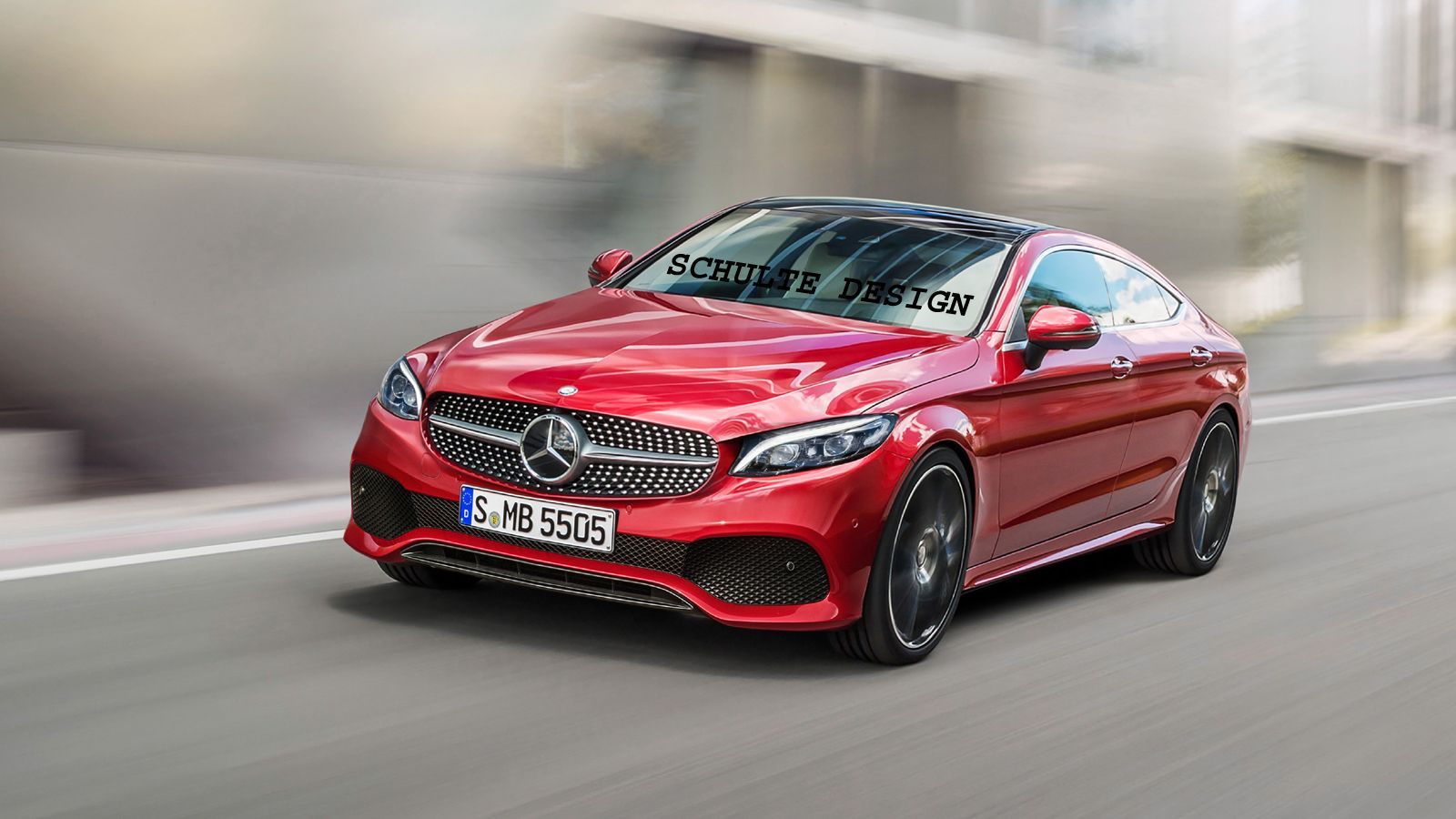 Με την τετράθυρη κουπέ έκδοση CLC (ψηφιακά επεξεργασμένη φωτό), η Mercedes ολοκληρώνει ουσιαστικά τις εκδόσεις της C-Class και βάζει άλλο ένα σημαντικ