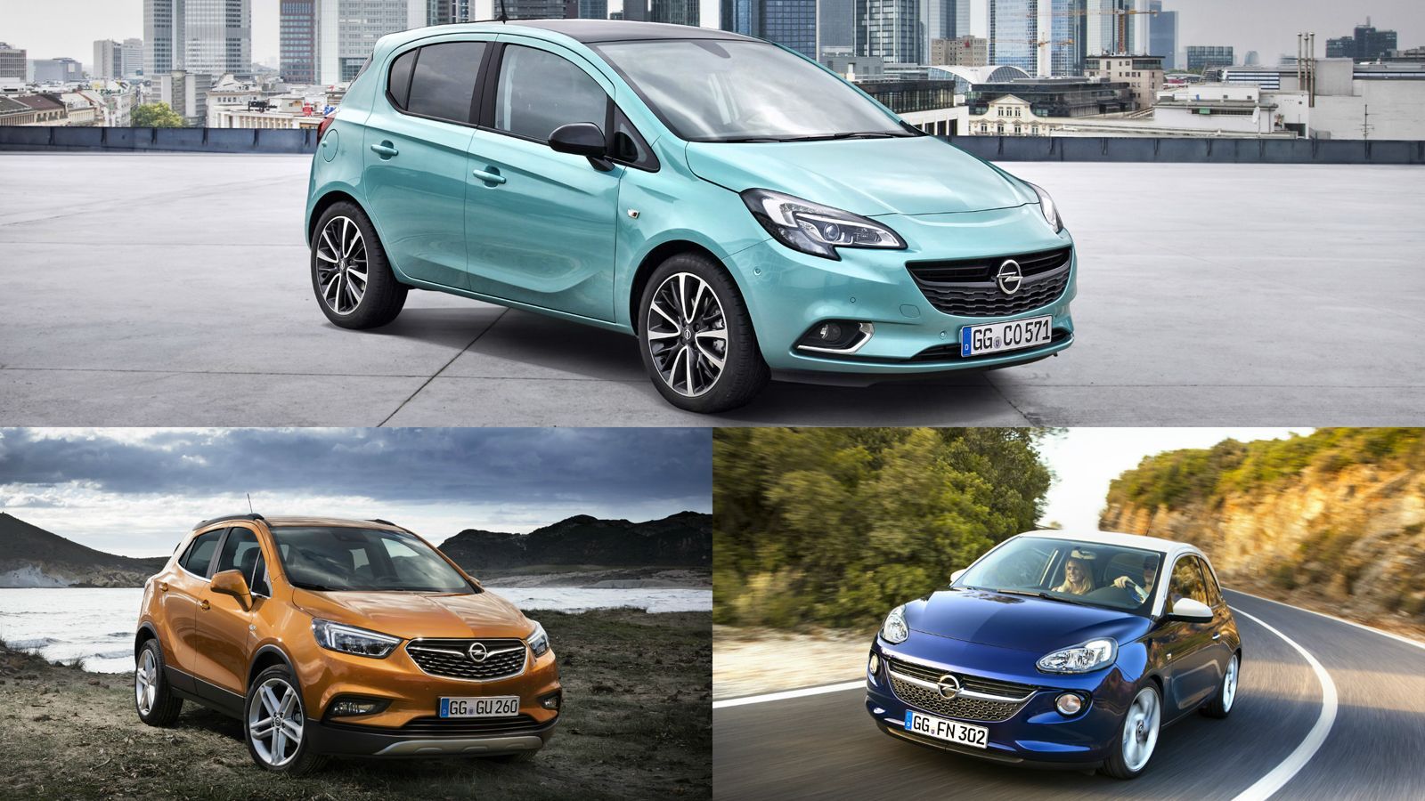 Η Opel ετοιμάζει για το 2019 τις νέες γενιές των Corsa, Mokka X και ADAM.	
