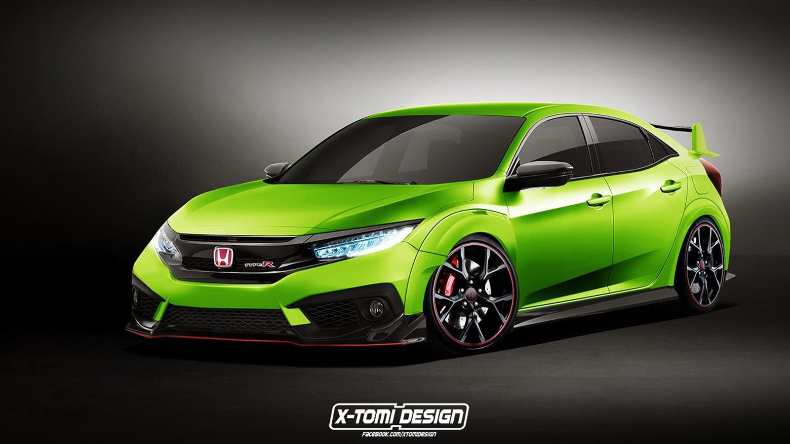 Το νέο Honda Civic Type R (ψηφιακά επεξεργασμένη εικόνα) αναμένεται να κάνει το εμπορικό του ντεμπούτο το Σεπτέμβριο του 2017. Τι λένε οι πρώτες πληρο