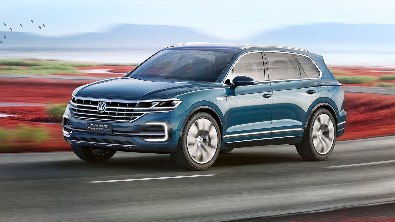 Μέσω του υβριδικού πρωτότυπου T-Prime Concept GTE των πέντε και κάτι μέτρων, η Volkswagen μας δείχνει πώς φαντάζεται τη νέα γενιά του Touareg.