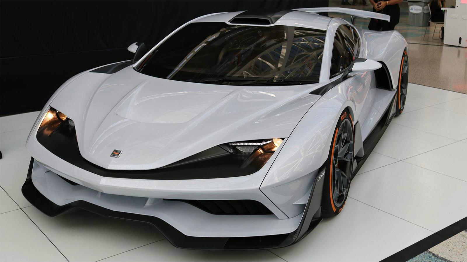 Το Aria FXE, θα συνδυάσει τον V8 κινητήρα με ένα ζευγάρι ηλεκτροκινητήρων. 