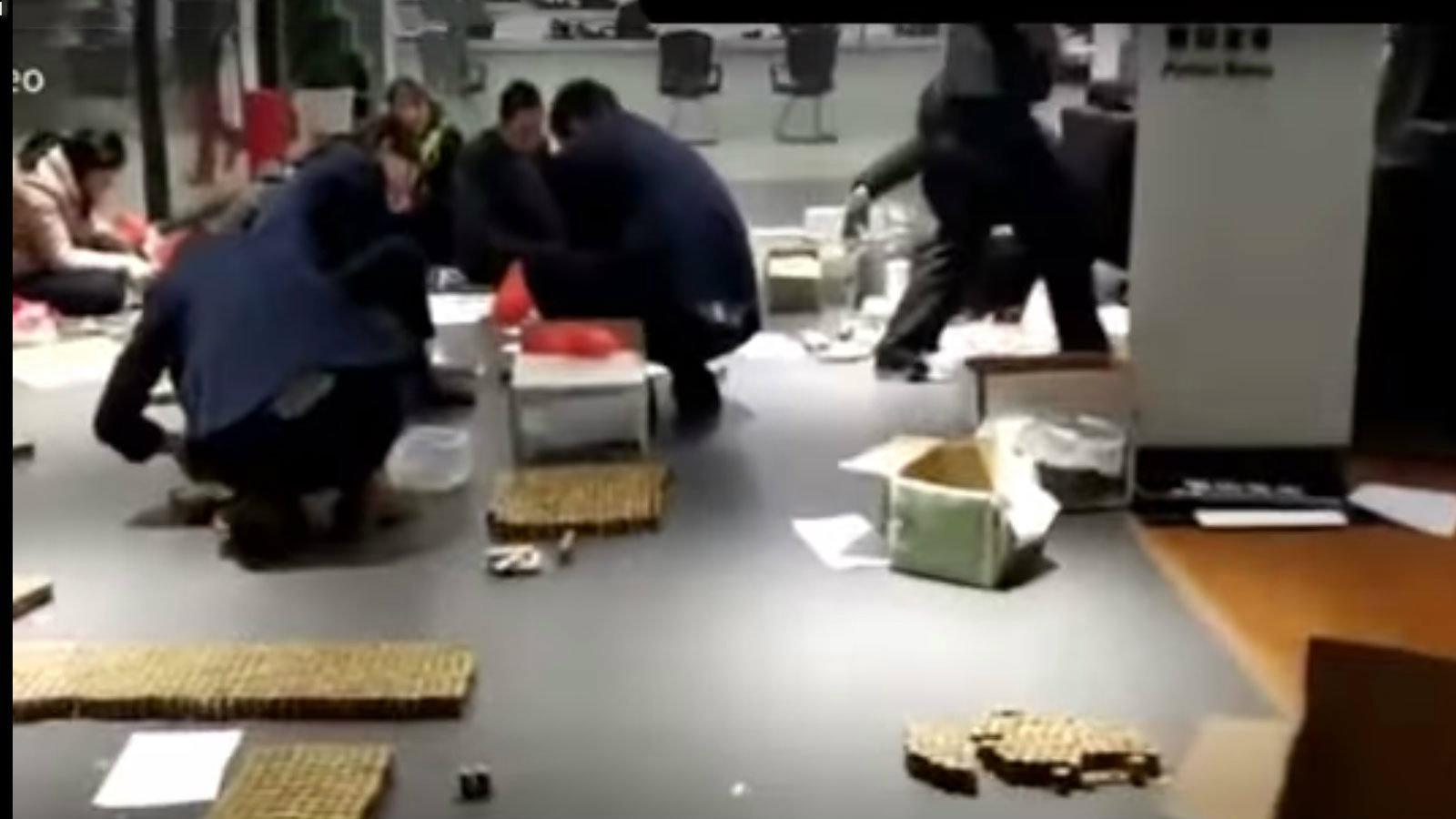 Η στιγμή της καταμέτρησης.