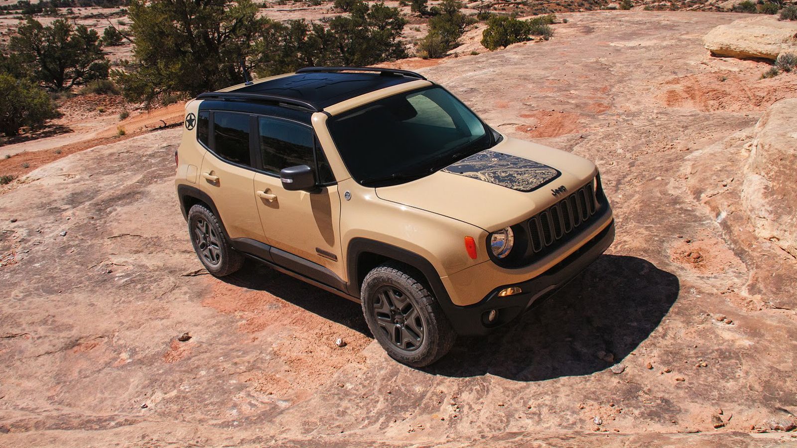 Το Jeep Renegade Deserthawk αντλεί έμπνευση από την έρημο, αλλά δεν σταματά μόνο στην εμφάνιση, καθώς εφοδιάζεται με ό,τι πιο σύγχρονο διαθέτει η αμερ