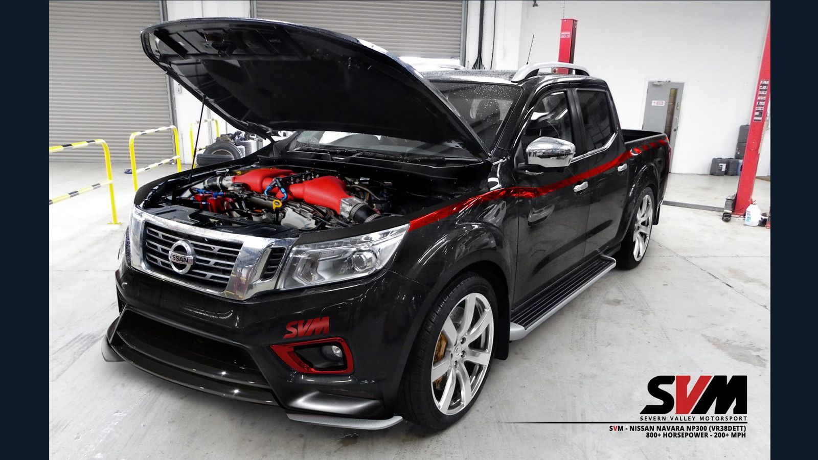 Εσωτερικό δάνειο μπορεί να χαρακτηριστεί η μετατροπή του συγκεκριμένου Nissan Navara, που πλέον έχει πιο ισχυρό κινητήρα και από το GT-R.	