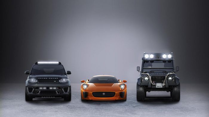 Πρώτες φωτό για Jaguar, Land Rover & Bond
