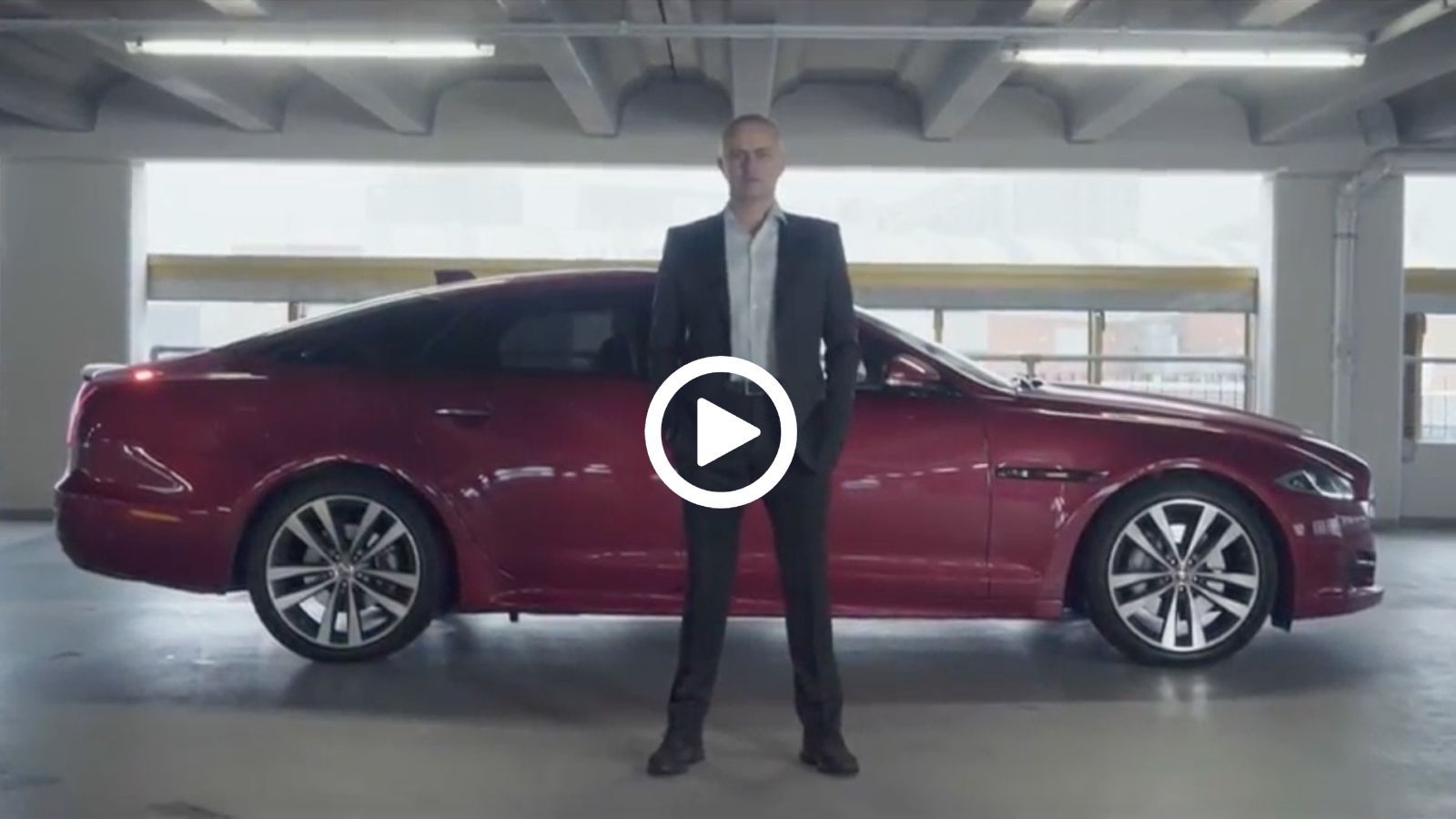 Jose Mourinho & Jaguar XJ