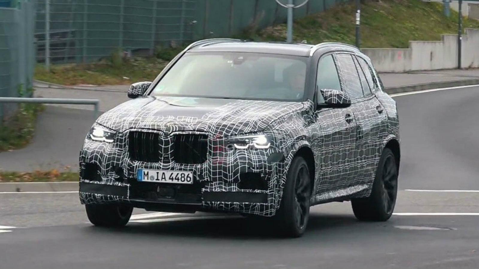 Την εμφάνισή της στη πίστα του Nurburgring έκανε η επερχόμενη BMW X5 M που αναμένεται να αποκαλυφθεί προσεχώς.