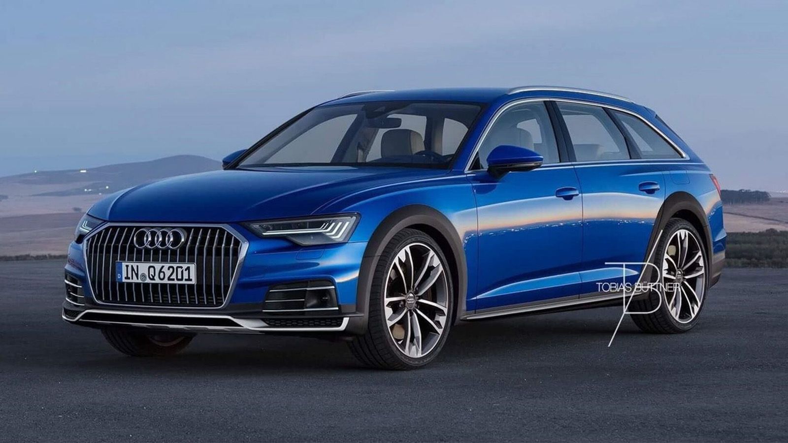 Rendering του μελλοντικού Α6 Allroad από ανεξάρτητο σχεδιαστή.