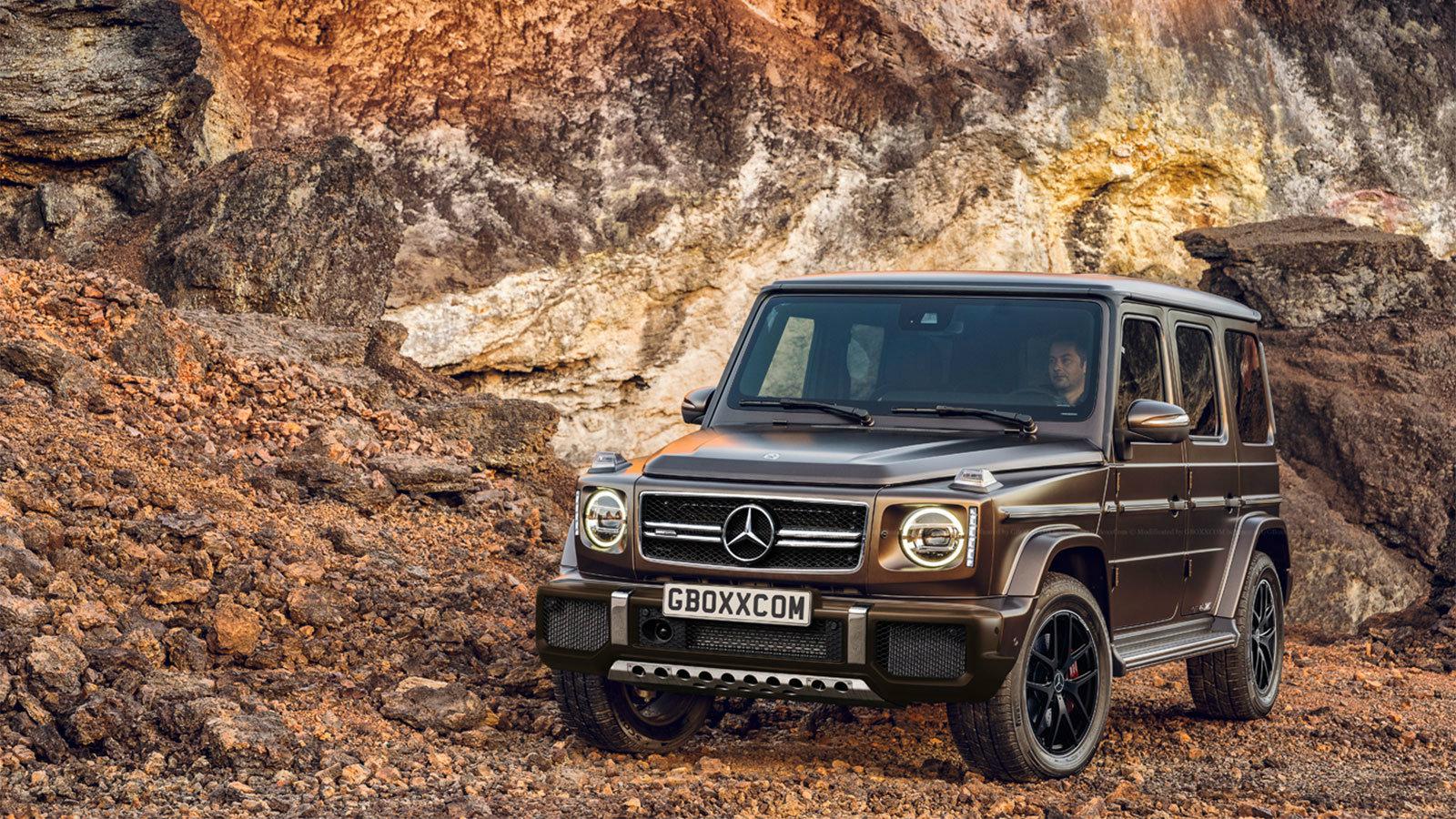 Ο καλλιτέχνης απεικονίζει τη G-Class AMG με πολύ μικρές αλλαγές σε σχέση με το νέο μοντέλο.