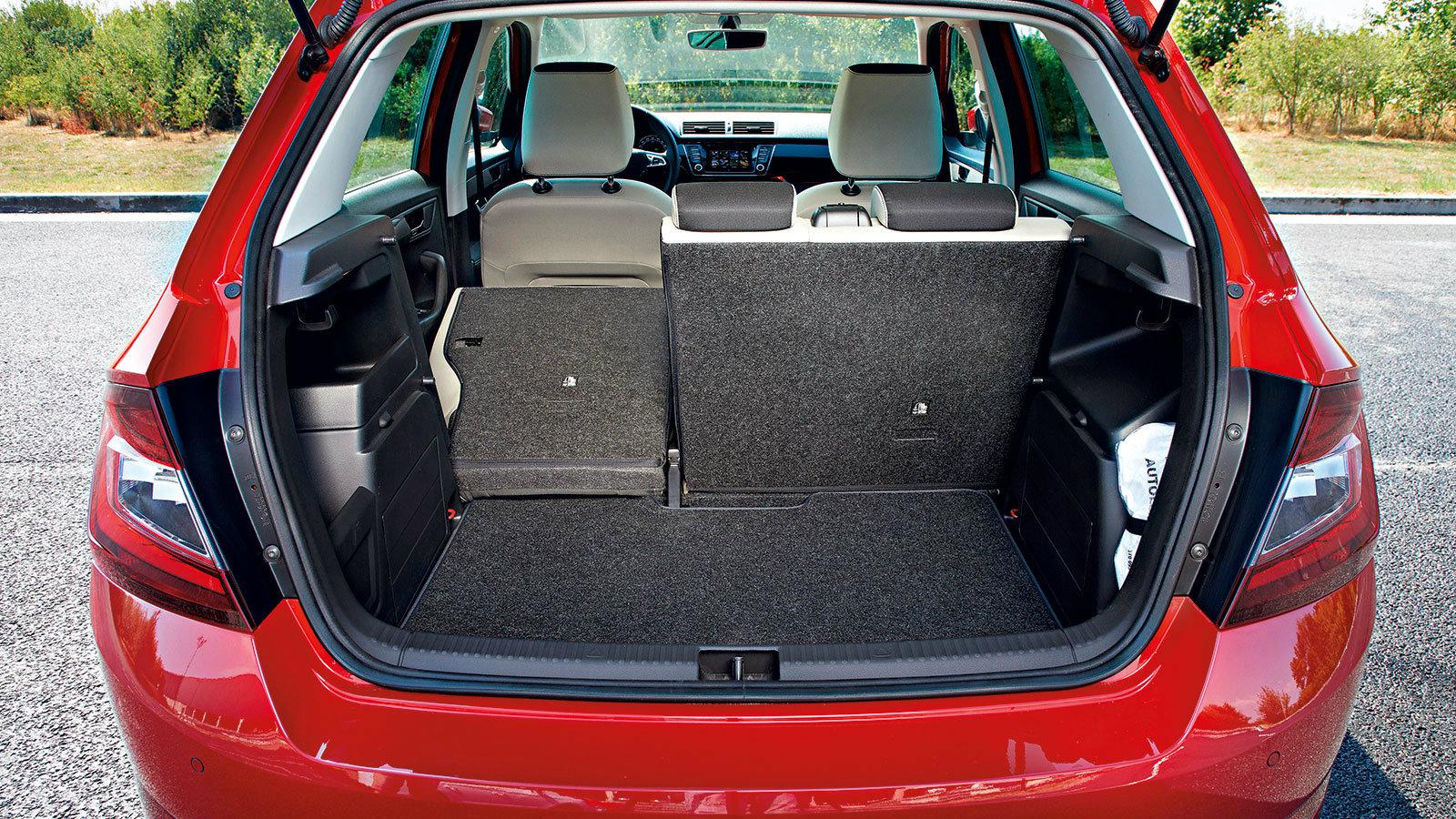 Τίποτα δεν αλλάζει εδώ. Ο χώρος αποσκευών του Fabia είναι ούτως ή άλλως ένας από τους μεγαλύτερους της κατηγορίας.