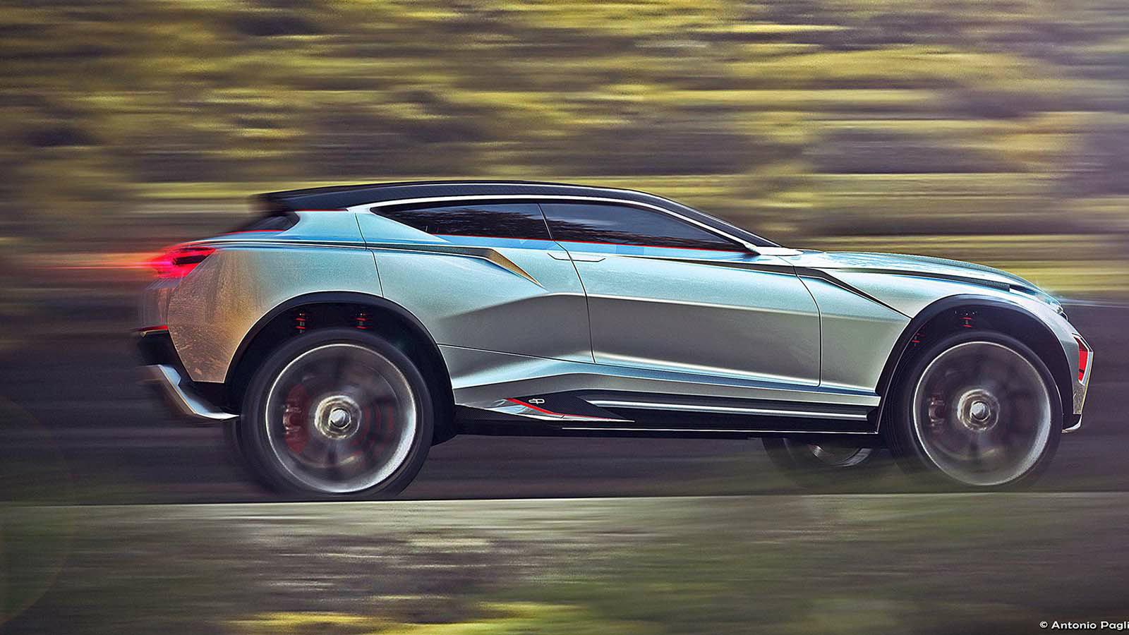 Ο Paglia «φαντάστηκε» το μοντέλο αυτό σαν πλήρως ηλεκτρικό.