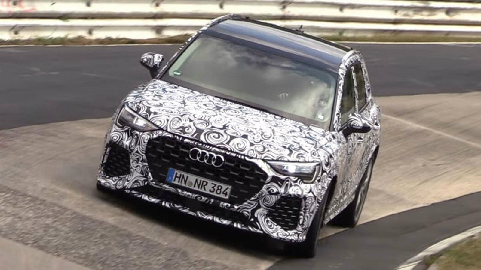 Οι δοκιμές εξέλιξης του Audi RS Q3 συνεχίζονται.