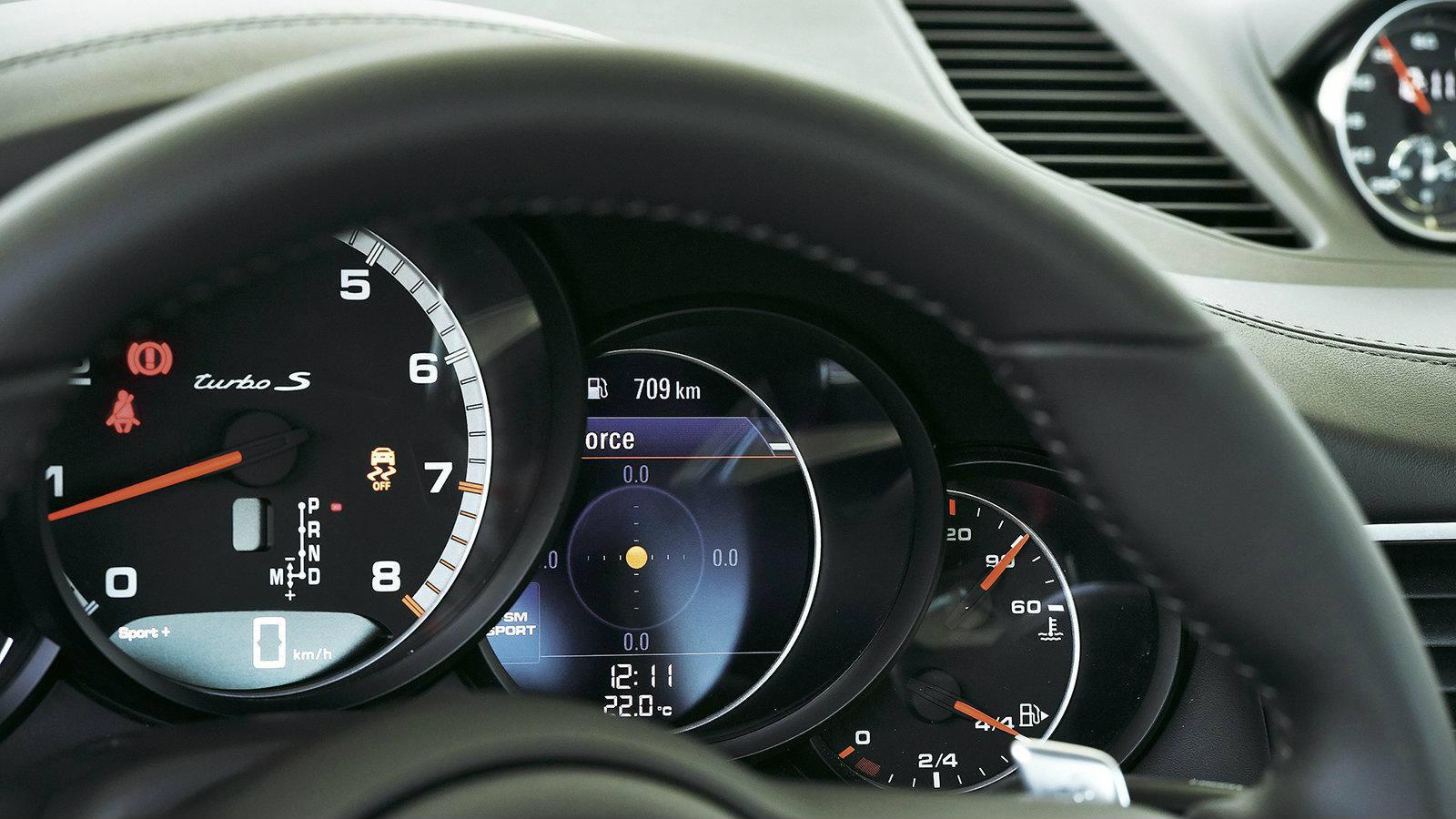 Ιδανικές συνθήκες: Γεμάτο ρεζερβουάρ, κινητήρας σε σωστή θερμοκρασία λειτουργίας, το ESP στο «Sport» και το όργανο μέτρησης των G να περιμένει. 