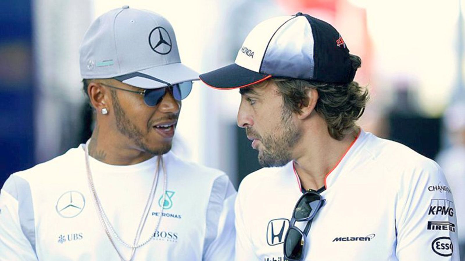 Oι Ηamilton και Alonso.