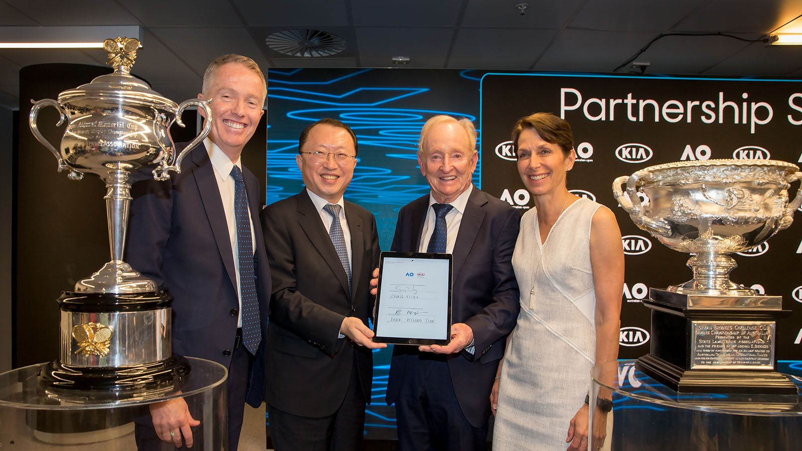 Αυτή η επέκταση της συμφωνίας καθιστά την Kia  ως τοσημαντικότερο χορηγό του τουρνουά τένις, από το 2002 που ξεκίνησε η συνεργασία.