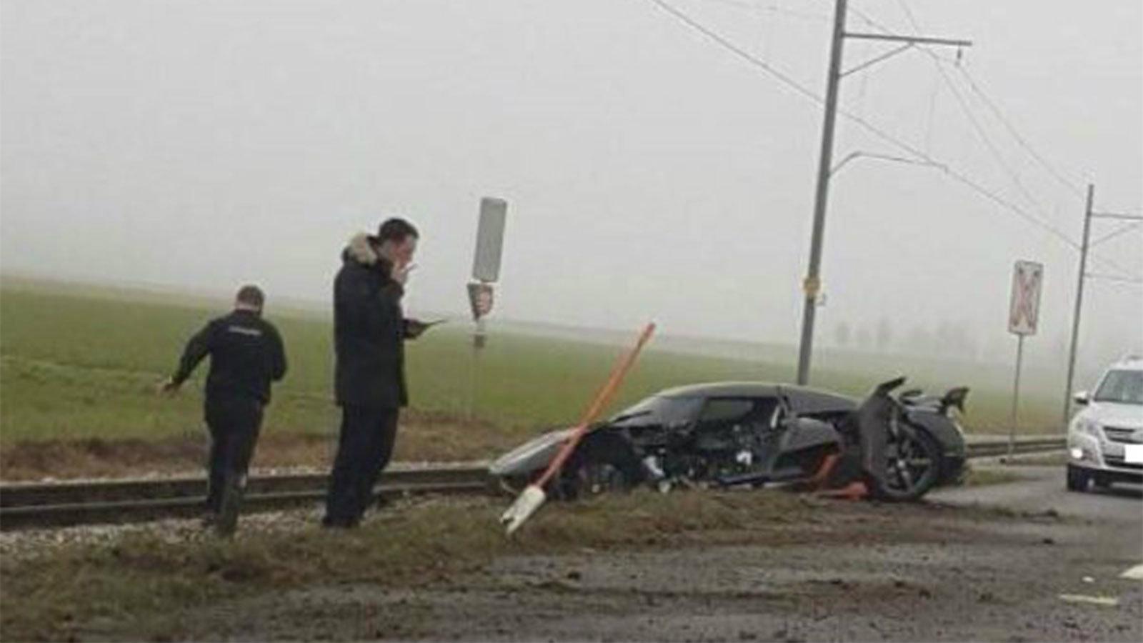 Εικόνα από το ατύχημα.