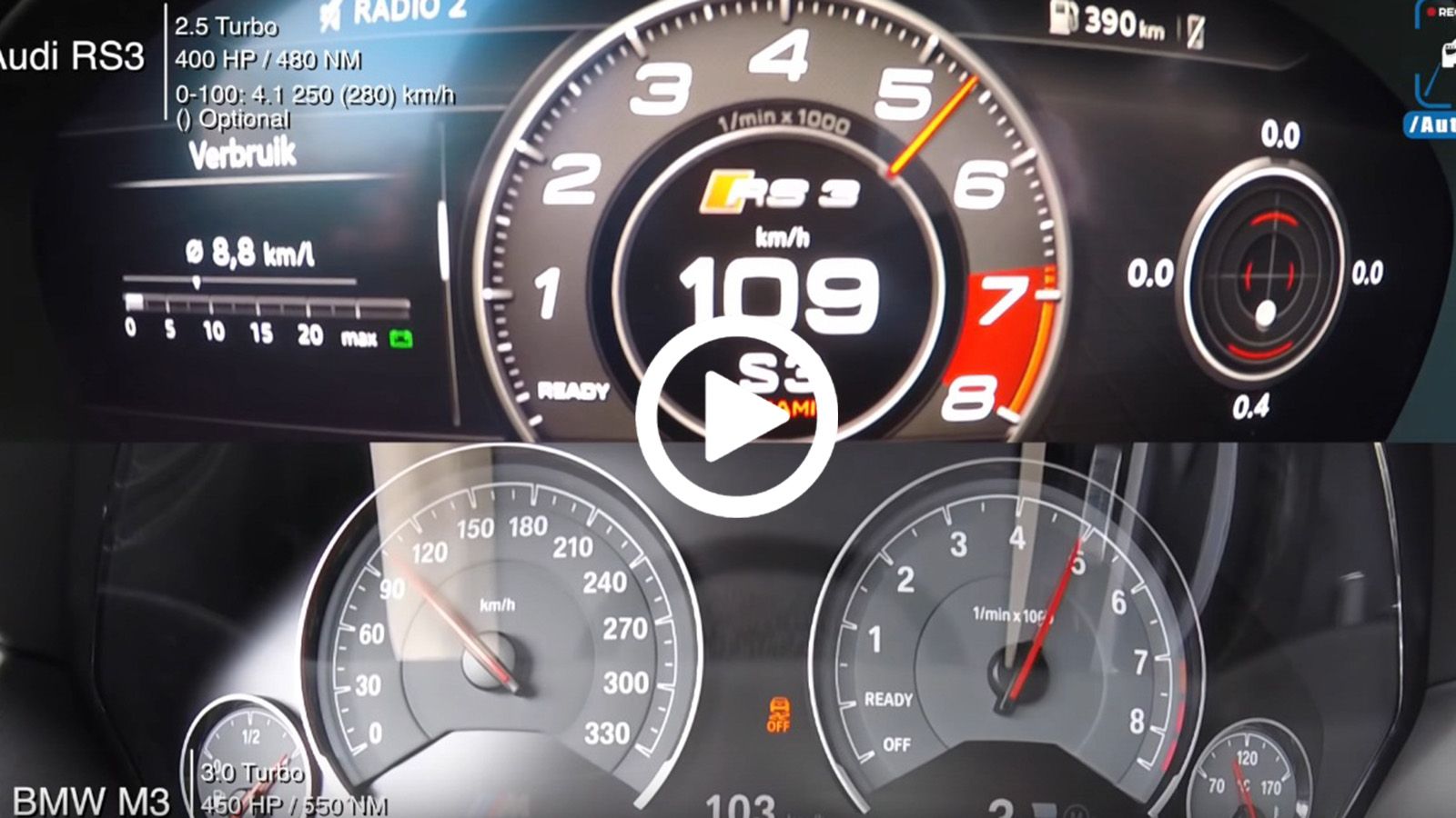 M3 Competition Vs RS3. 450 ή 400 άλογα;