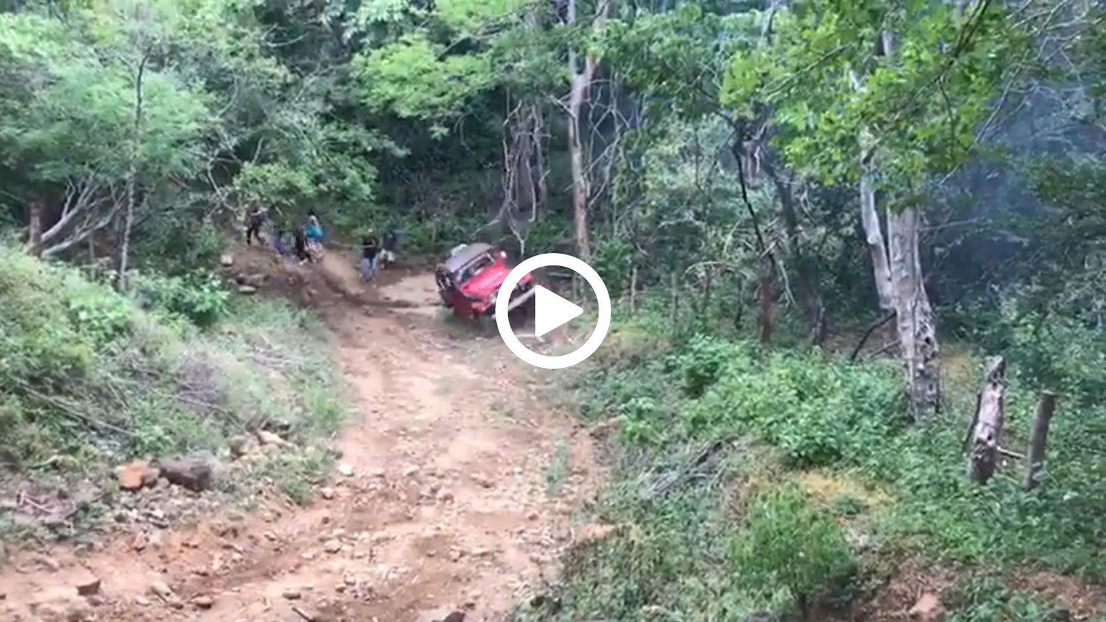 Η... ανώμαλη προσγείωση ενός 4x4