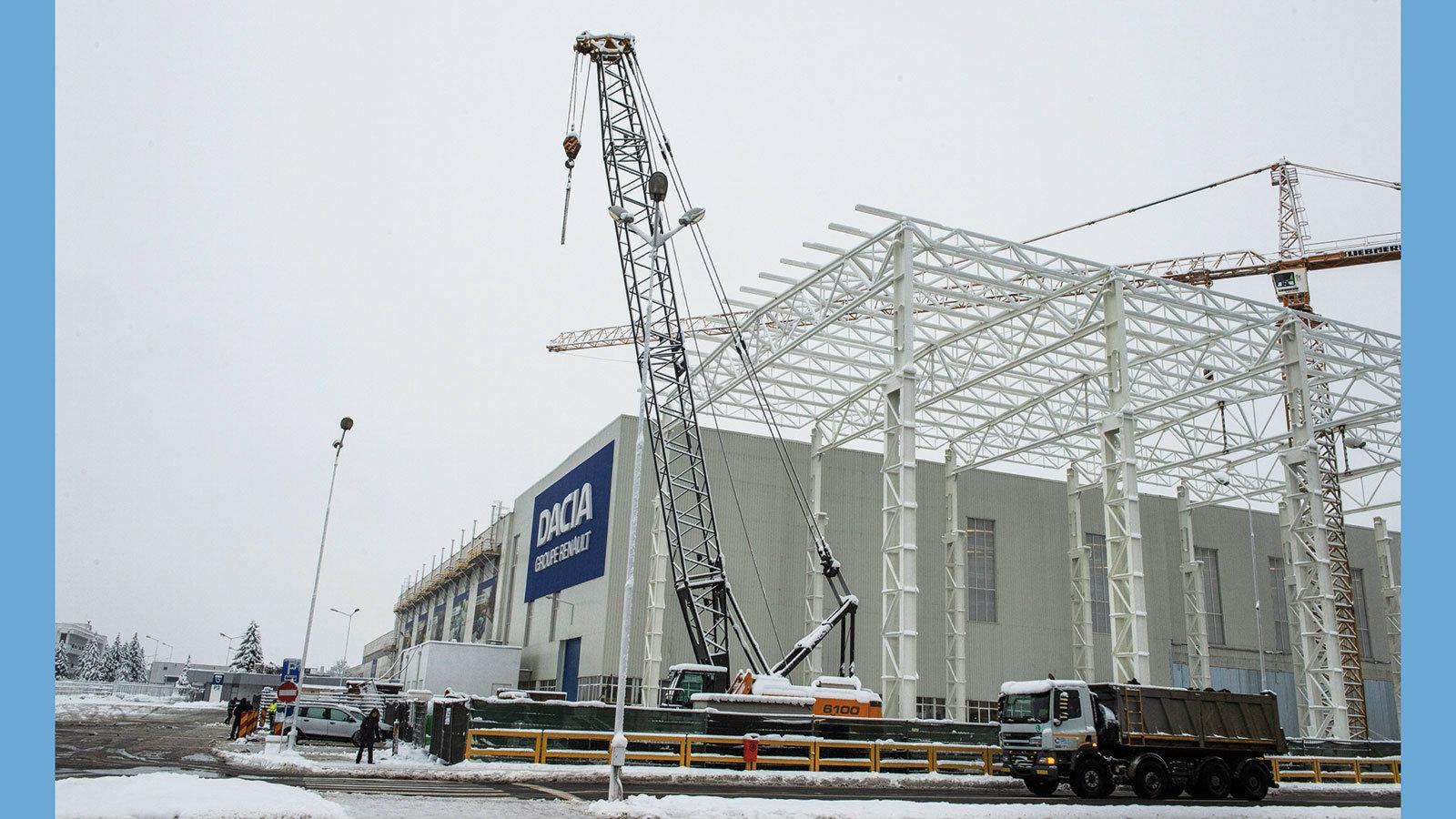 Τα κεντρικά γραφεία της Dacia επεκτείνονται για να καλύψουν τη ζήτηση.