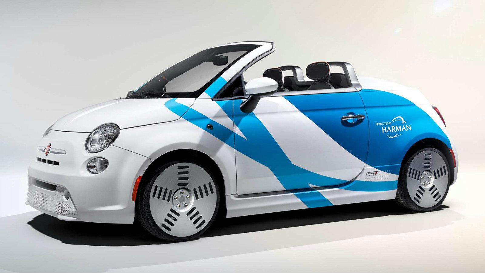 Το προτώτυπο 500e είναι εξοπλισμένο με τεχνολογία που επιτρέπει στο αυτοκίνητο να παρακολουθεί, να καταγράφει και να αξιολογεί το περιβάλλον του. 