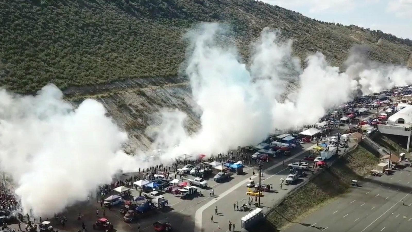 Παγκόσμιο ρεκόρ ταυτόχρονου burn out [video]