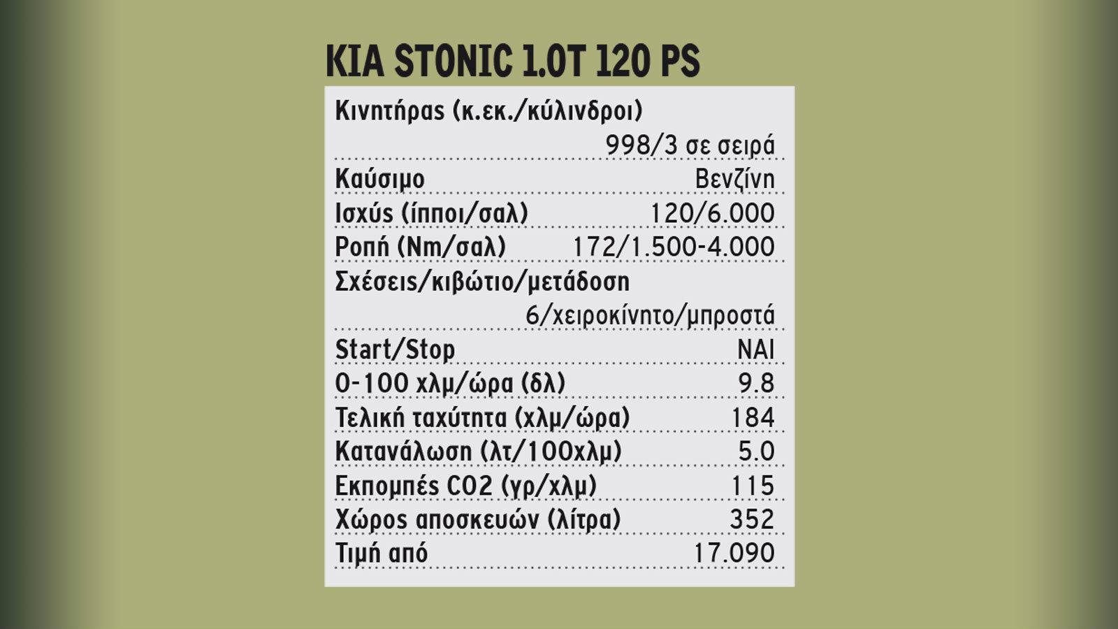 Kia Stonic 1.0T 120 PS