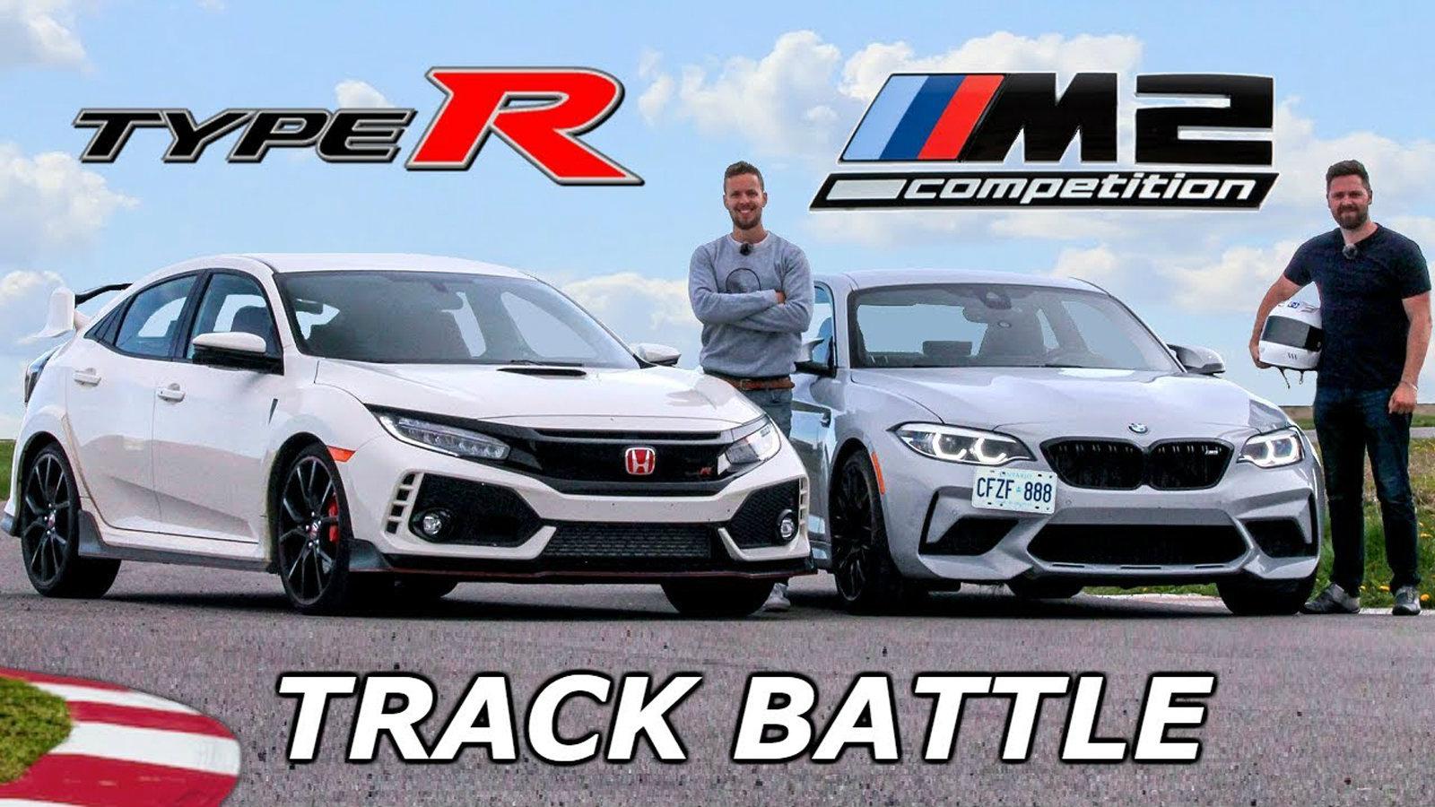BMW M2 Competition VS Honda Civic Type R (+video)
