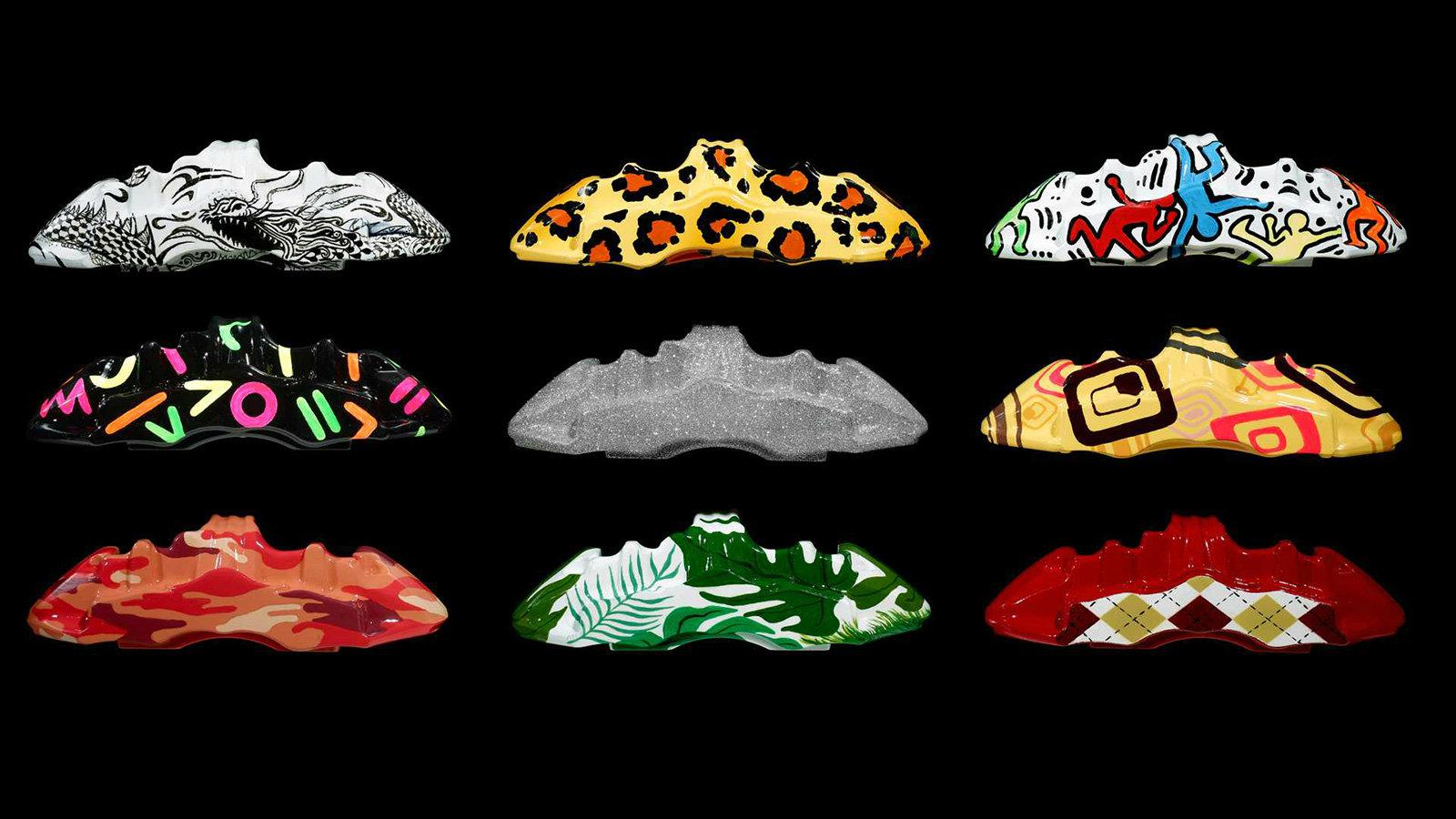 Σε έργα τέχνης μετέτρεψε εννέα δαγκάνες η Brembo τις οποίες και παρουσίασε στο Σαλόνι Αυτοκινήτου της Γενεύης.