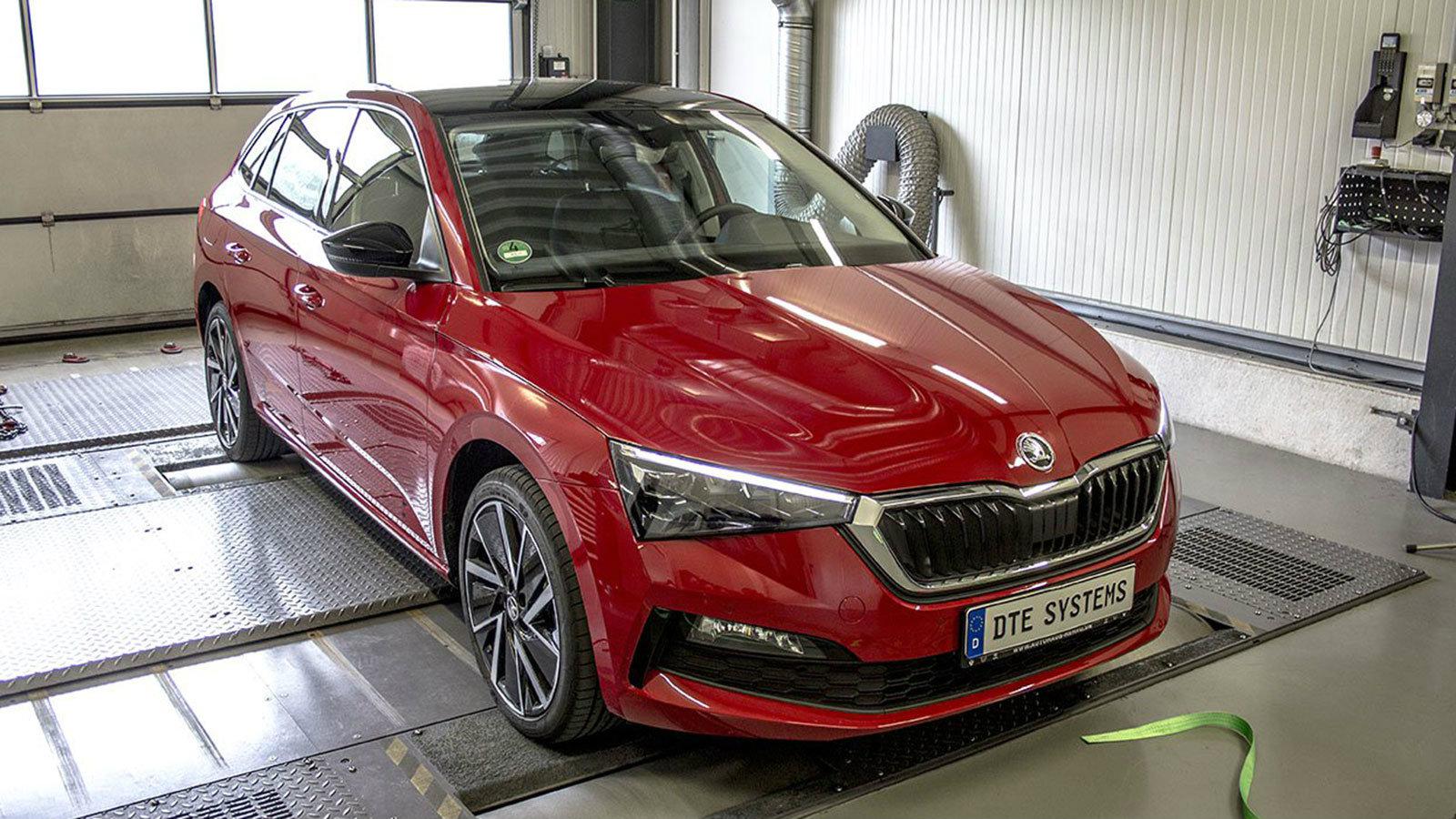Το Skoda Scala με «αναβολικά» της DTE-Systems..