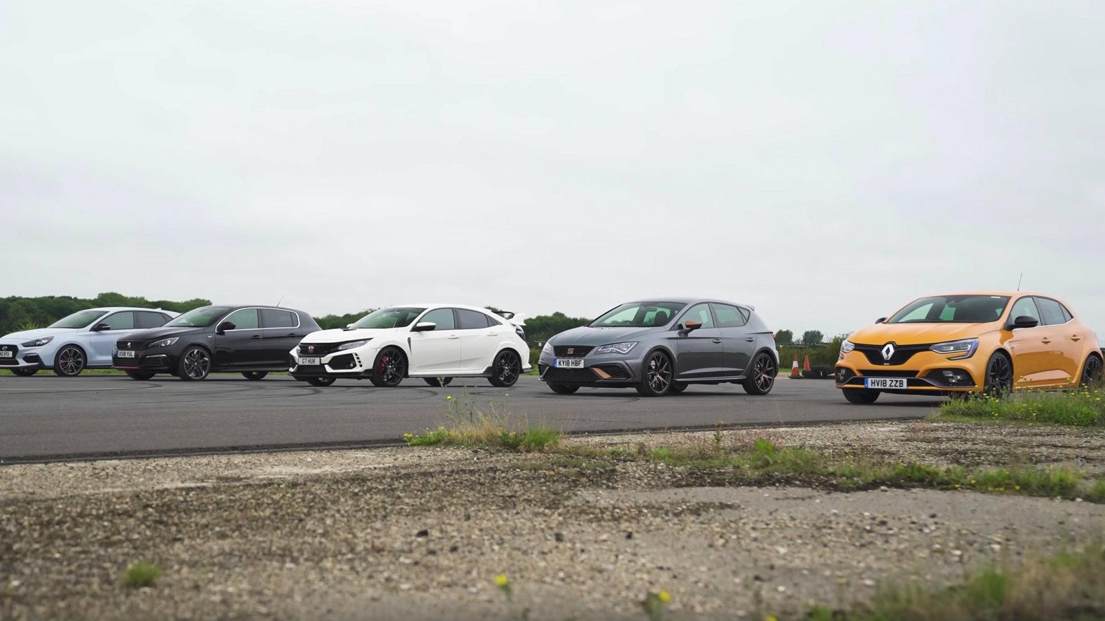 Ποιο είναι ταχύτερο hot-hatch στην ευθεία? [video]