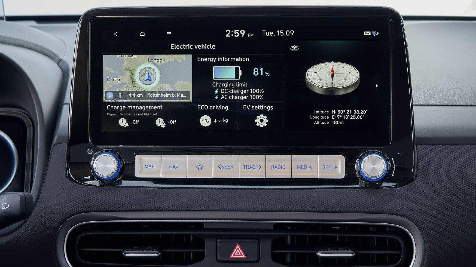 Ταχύτερη φόρτιση και νέο προφίλ για το Hyundai Kona Electric facelift