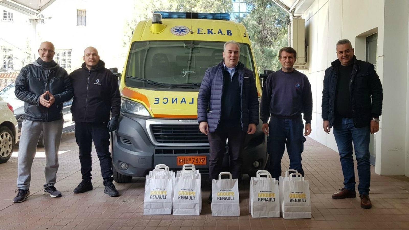 H Automotivo A.E.B.E. δωρίζει  ιατρικές μάσκες στο ΕΚΑΒ