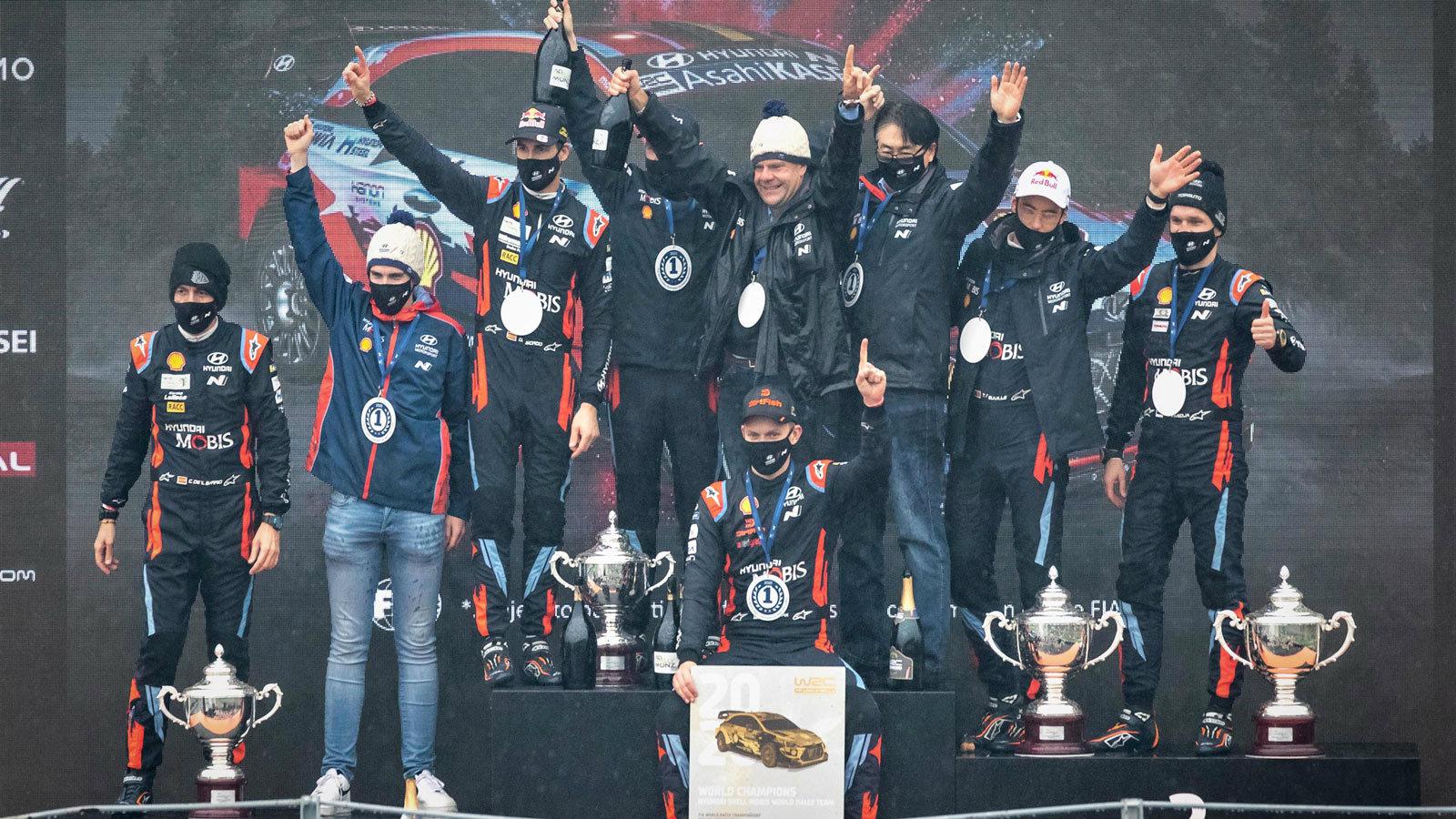 Η Hyundai Πρωταθλήτρια Κατασκευαστών WRC για δεύτερη σερί χρονιά