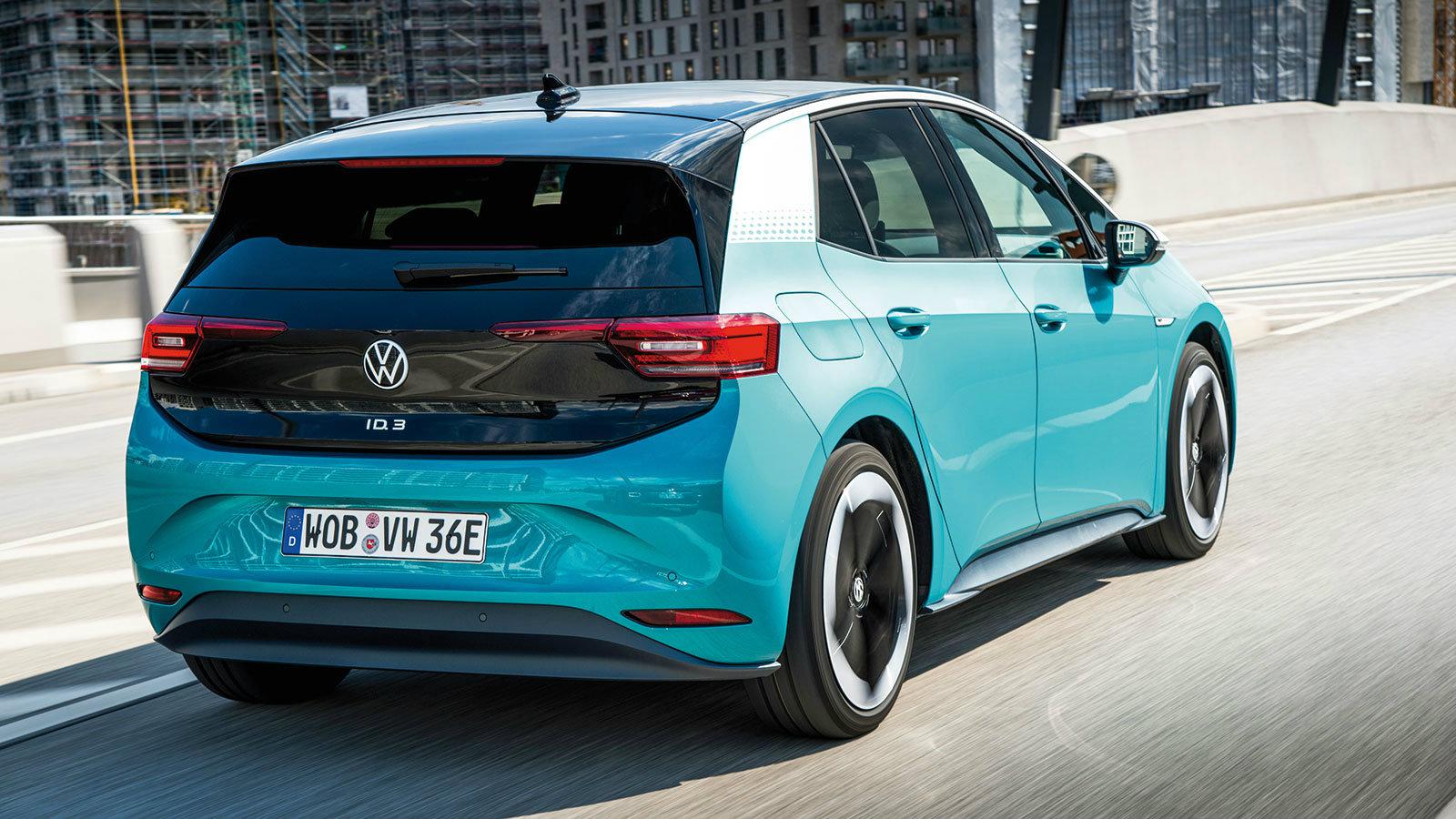 Το ID.3 δεν κρύβει τον πλούτο του: τα ελαστικά εξοικονόμησης καυσίμου με πλάτος πέλματος 215 χιλιοστών σε τροχούς 20 ιντσών είναι standard με το ID.3 