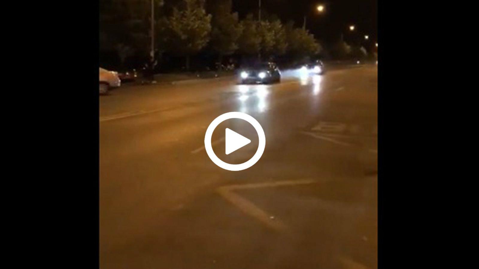 Κινητήρας σκόρπισε στο δρόμο μετά από κόντρα [video]