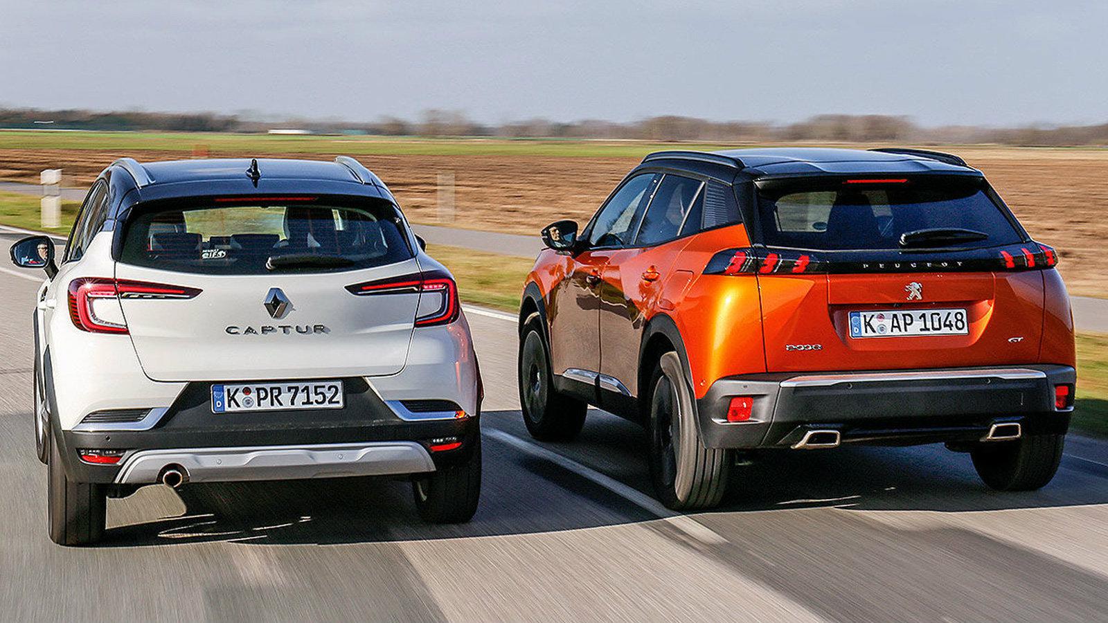 Συγκρίνουμε το Peugeot 2008 με το Renault Captur