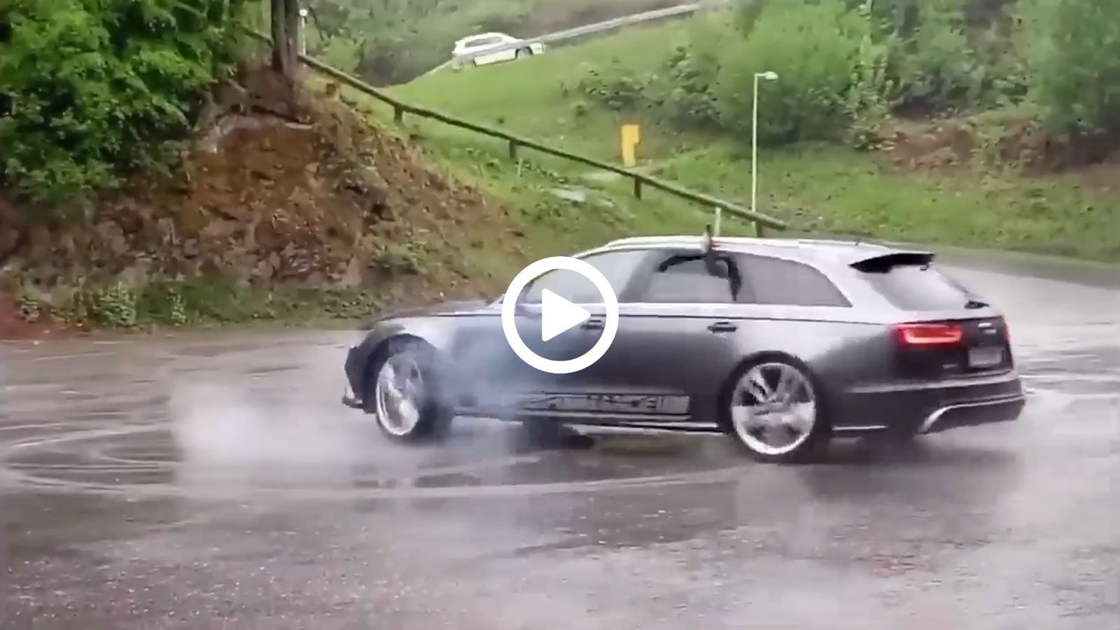 Audi RS6 «παραδίδει πνεύμα» μετά από ανωριμότητες [video]