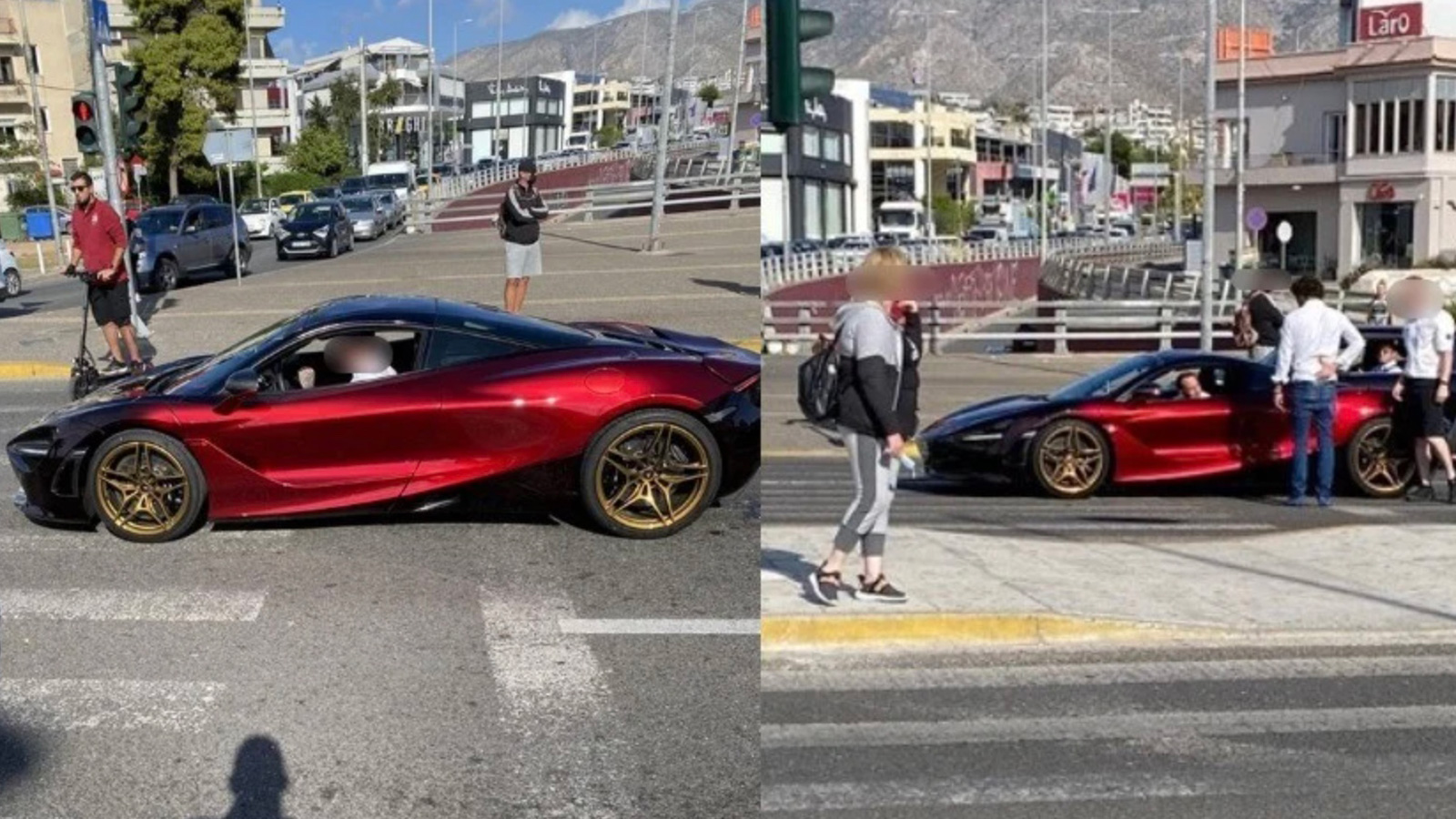 Ζημιά 40.000 ευρώ σε McLaren στη Ποσειδώνος για μια φωτογραφία