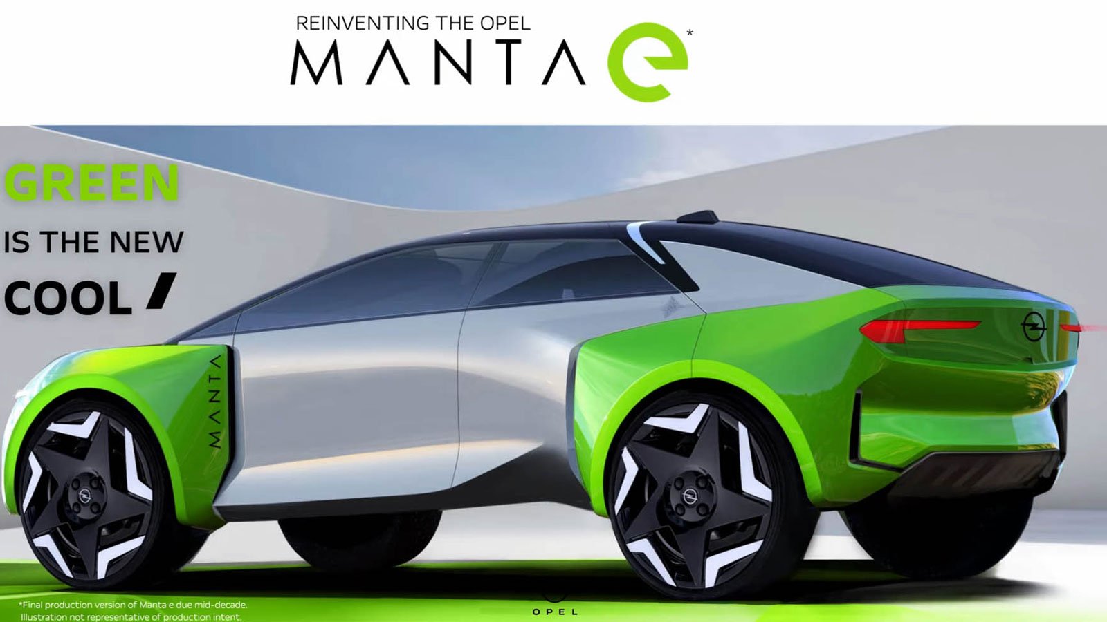 Επιστρέφει ως ηλεκτρικό το Opel Manta!