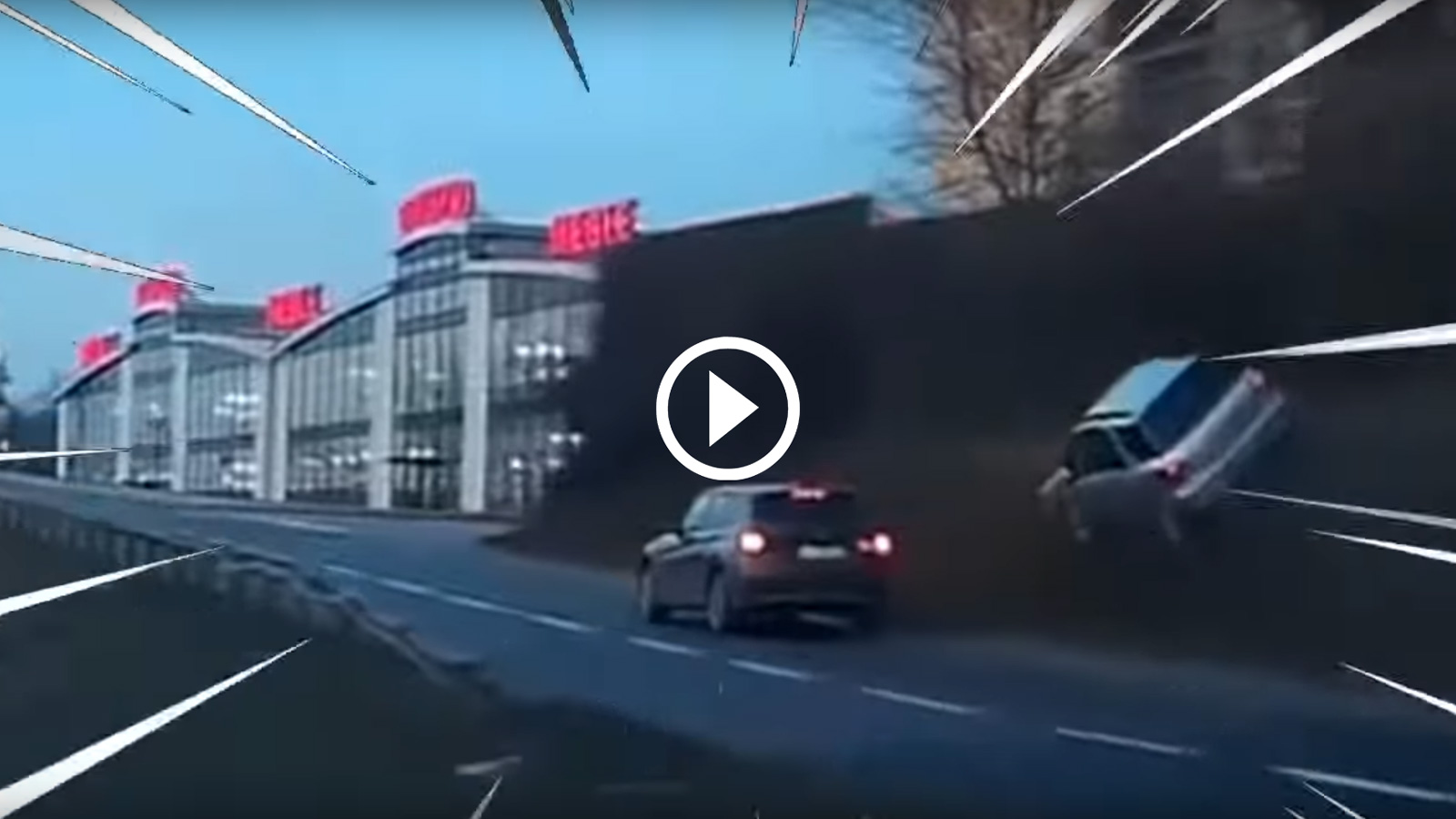 Τράκαραν και γλύτωσαν τα χειρότερα [video]