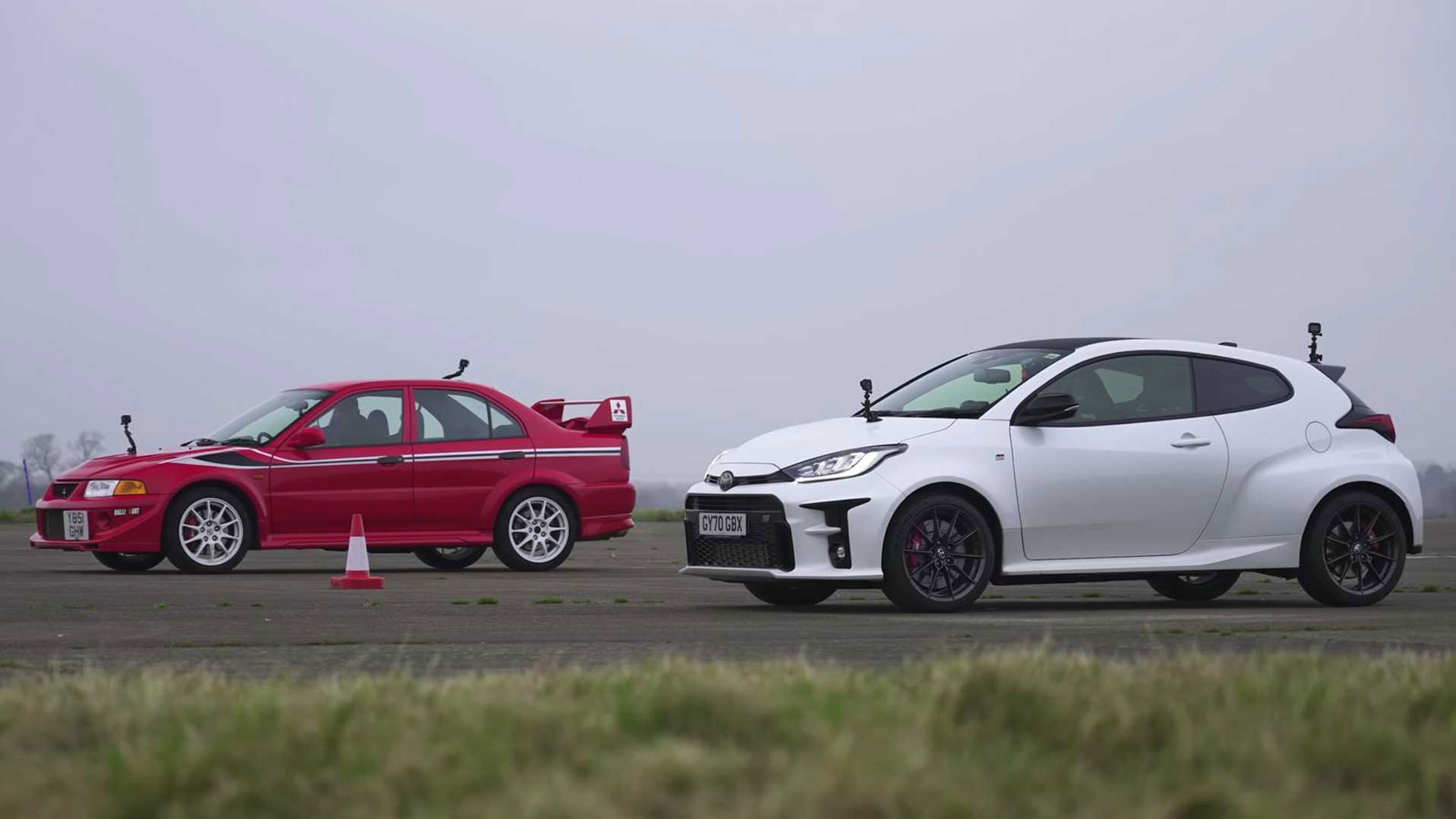 Toyota GR Yaris τα βάζει με Mitsubishi Lancer Evo ΤΜΕ