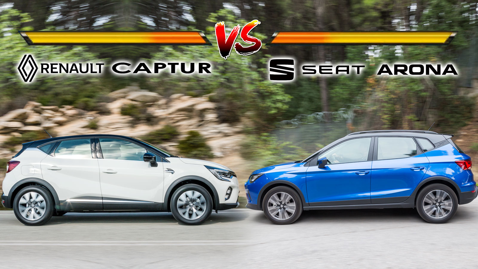 RENAULT CAPTUR VS SEAT ARONA Συγκριτικό