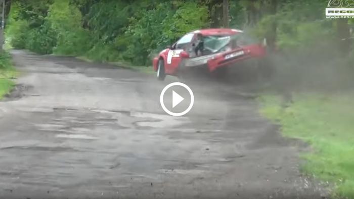 106 Rallye έγινε θρύψαλα σε αγώνα [video]