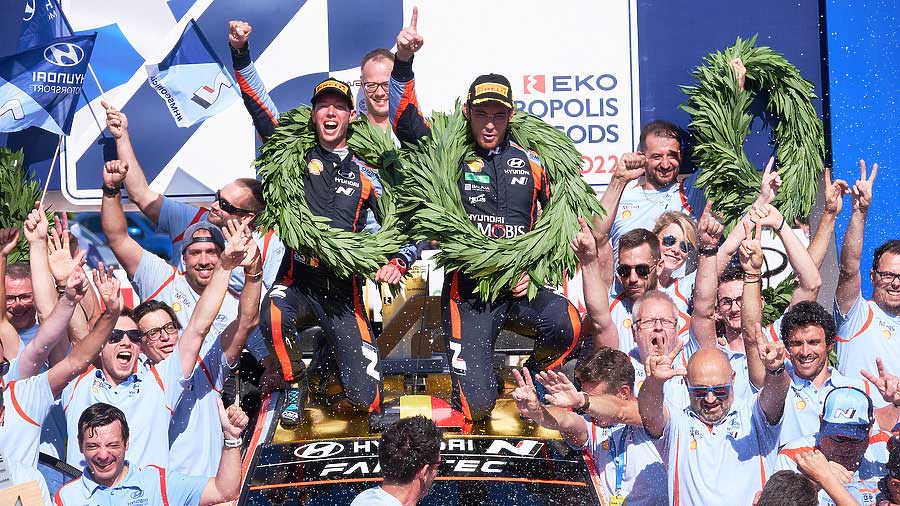 H Hyundai γράφει ιστορία στο Ράλι Ακρόπολις