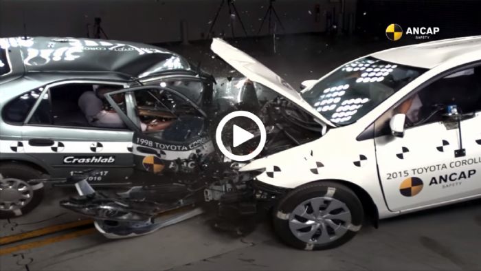 Corolla του 1998 εναντίον Corolla του 2015 [video]